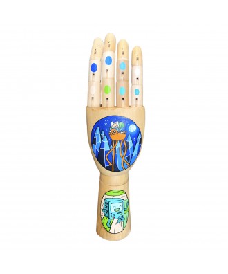 Hand Painted wooden hand...