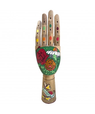 Hand Painted wooden hand...