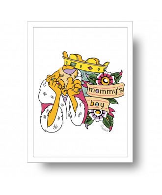 Mommy Robin print by la...