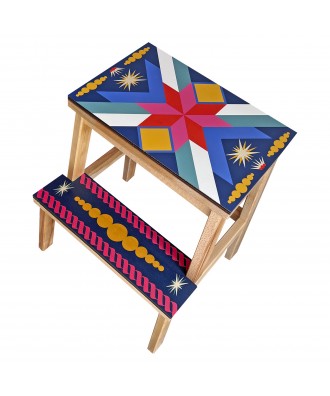 Ethnic Symmetric step stool