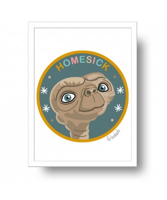 Homesick colorful print by...